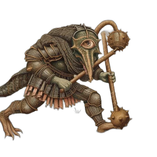 creature, dragon, staff, animal transparent PNG cut-out