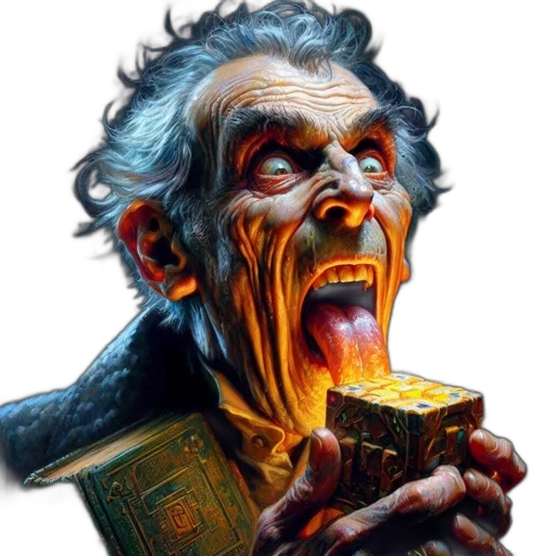 face, comic book art, concept art, fantasy art transparent PNG cut-out