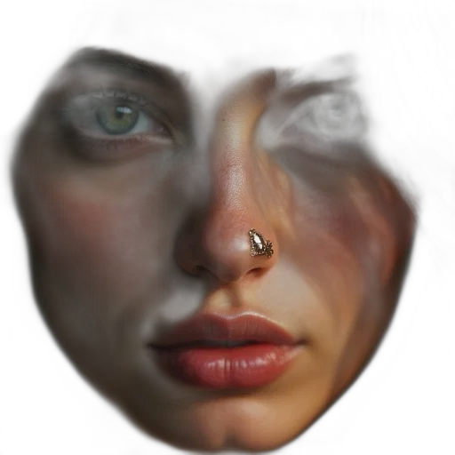 face, mask, jewelry, creature transparent PNG cut-out