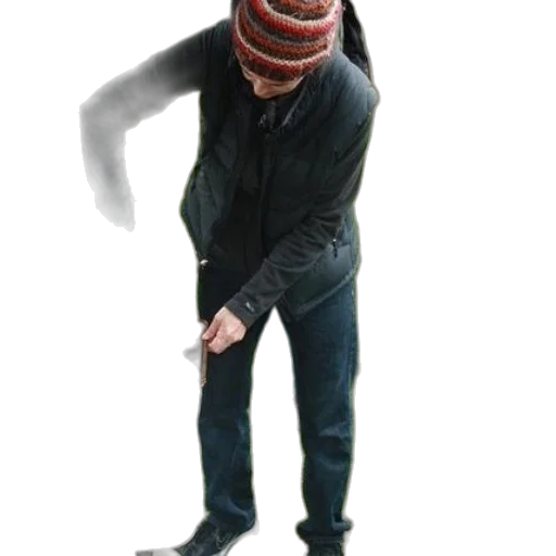 staff, hat, jacket, mask transparent PNG cut-out