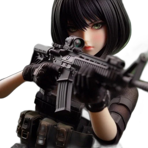 weapon, 3d render, concept art, photorealistic transparent PNG cut-out