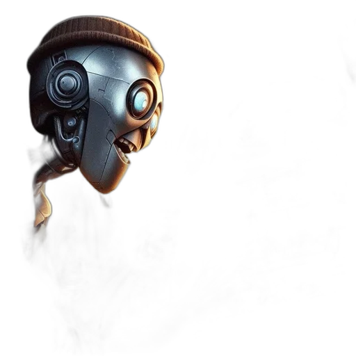 mask, robot, face, weapon transparent PNG cut-out