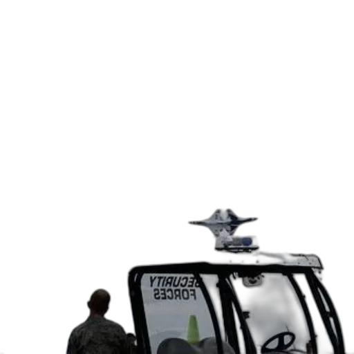 car, staff, umbrella, robot transparent PNG cut-out