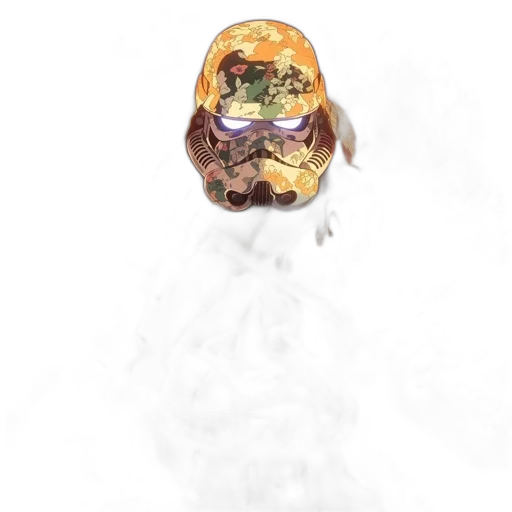 face, mask, crown, dress transparent PNG cut-out