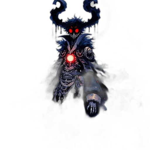 mask, creature, staff, dragon transparent PNG cut-out