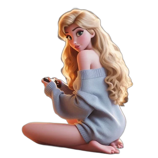 dress, hair, jewelry, face transparent PNG cut-out