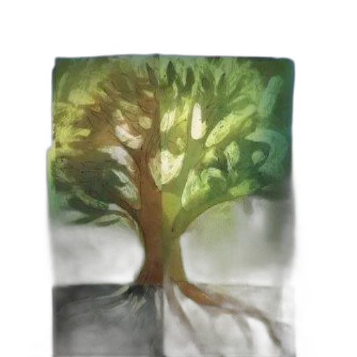 tree, dress, hair, crown transparent PNG cut-out
