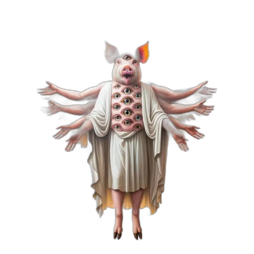 creature, dress, animal, mask transparent PNG cut-out