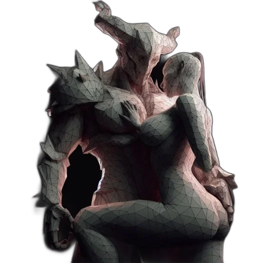 dragon, creature, mask, animal transparent PNG cut-out