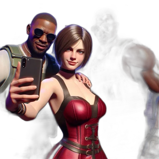 concept art, three, muscular, men transparent PNG cut-out