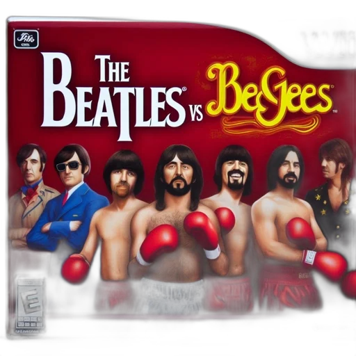 concept art, beatles, beegees, face transparent PNG cut-out