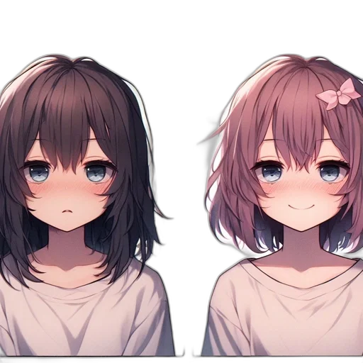 face, hair, mask, creature transparent PNG cut-out