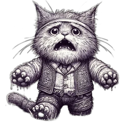 creature, staff, animal, jacket transparent PNG cut-out