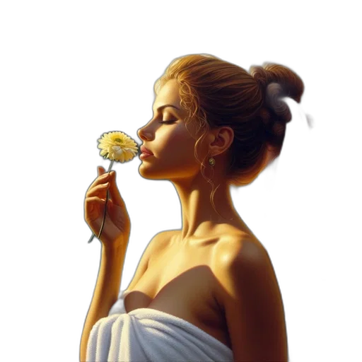 dress, jewelry, bottle, face transparent PNG cut-out