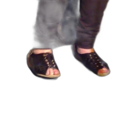 shoes, jacket, staff, mask transparent PNG cut-out