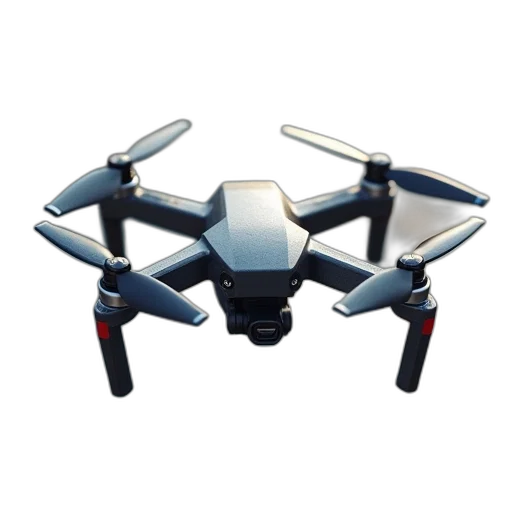 robot, weapon, 3d render, quadcopter transparent PNG cut-out