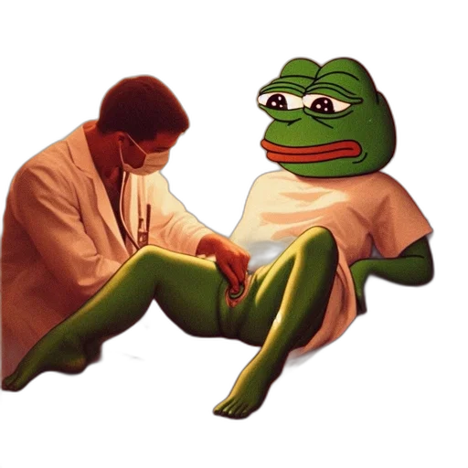 staff, humorous, twist, pepe transparent PNG cut-out