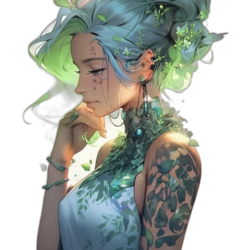 dress, dragon, crown, face transparent PNG cut-out
