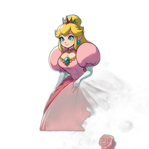 dress, crown, staff, weapon transparent PNG cut-out