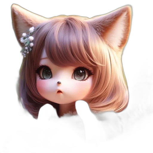 staff, face, animal, creature transparent PNG cut-out