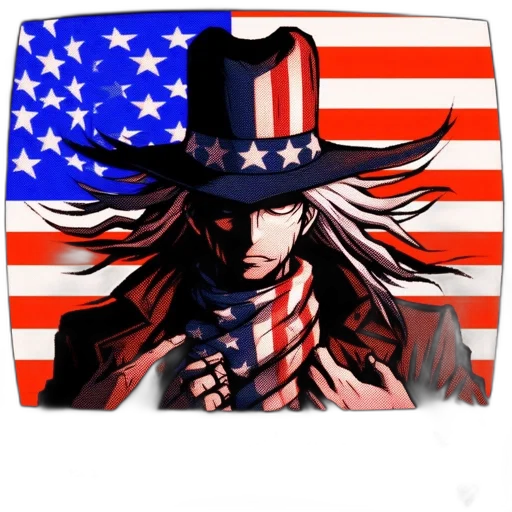 hat, jacket, weapon, cartoon transparent PNG cut-out