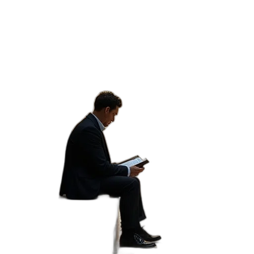 staff, furniture, jacket, face transparent PNG cut-out