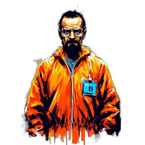 jacket, comic book art, concept art, cyberpunk transparent PNG cut-out