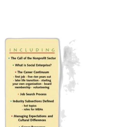 cover, careers, nonprofit, sector transparent PNG cut-out