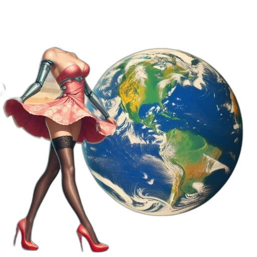 umbrella, dress, staff, concept art transparent PNG cut-out