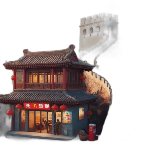 building, dragon, food, concept art transparent PNG cut-out