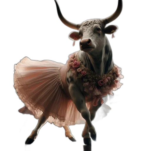 dress, animal, creature, staff transparent PNG cut-out