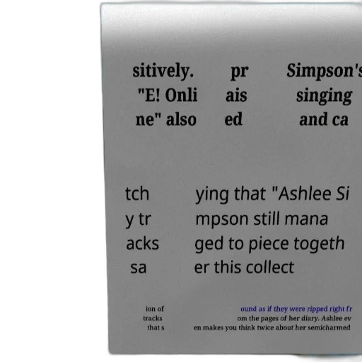 positive, review, ashlee, simpson transparent PNG cut-out