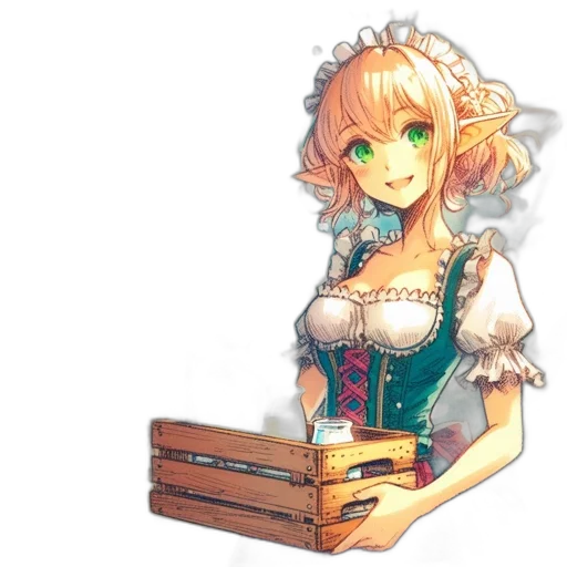 dress, weapon, staff, sword transparent PNG cut-out