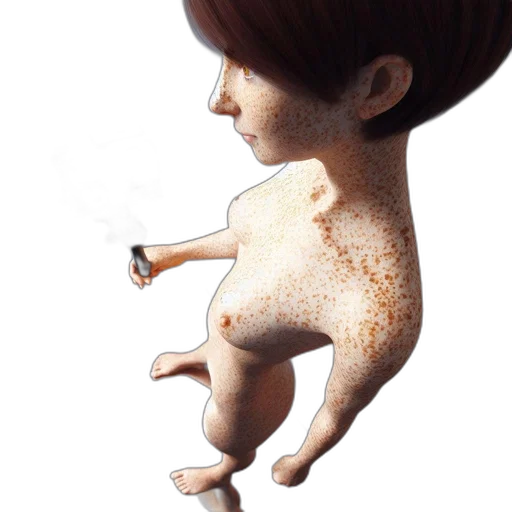 creature, hair, dress, animal transparent PNG cut-out
