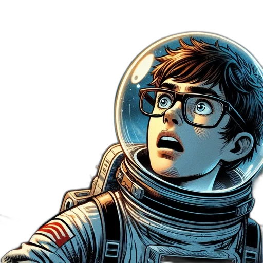 face, comic book art, concept art, cartoon transparent PNG cut-out