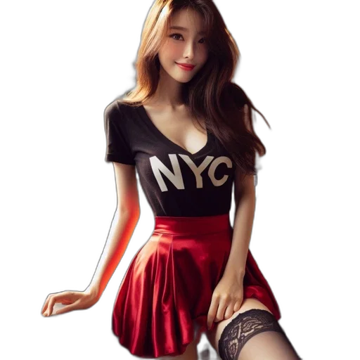 dress, photorealistic, pixel art, oil painting transparent PNG cut-out
