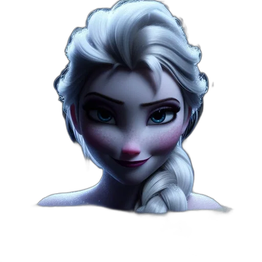 face, staff, crown, fantasy art transparent PNG cut-out