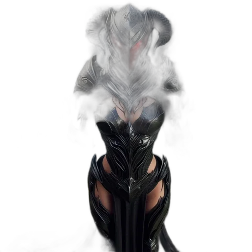 mask, dress, dragon, creature transparent PNG cut-out