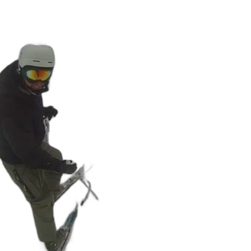staff, concept art, skier, white transparent PNG cut-out