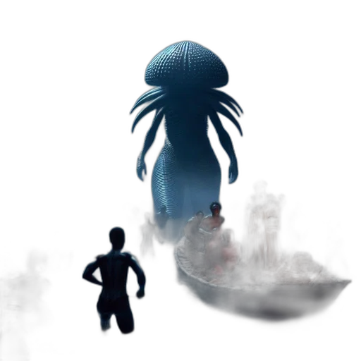 creature, robot, animal, concept art transparent PNG cut-out