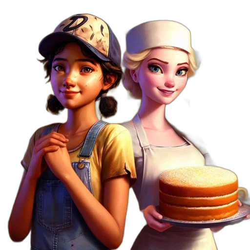 hat, food, staff, concept art transparent PNG cut-out