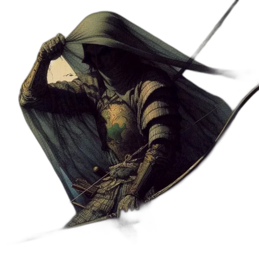 umbrella, dragon, mask, jacket transparent PNG cut-out