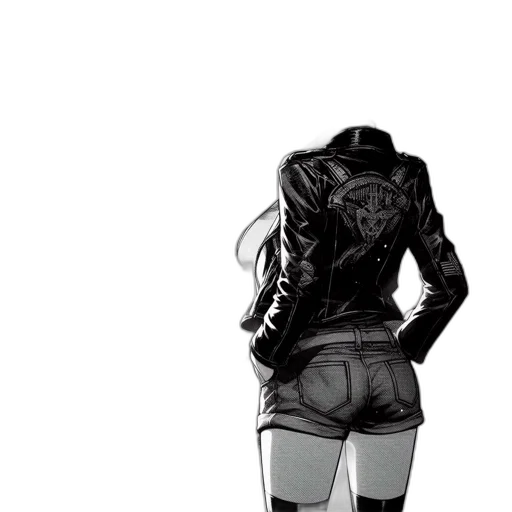 jacket, dress, mask, weapon transparent PNG cut-out
