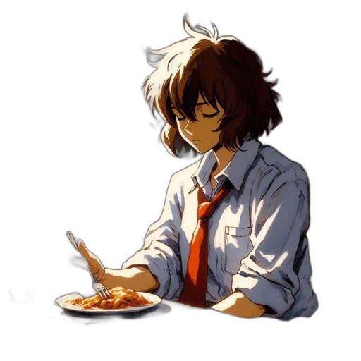 food, jacket, staff, robot transparent PNG cut-out