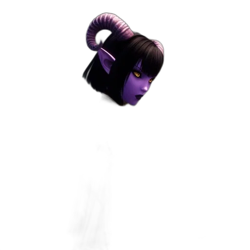 mask, staff, creature, hair transparent PNG cut-out