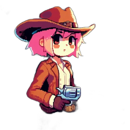 hat, weapon, robot, staff transparent PNG cut-out