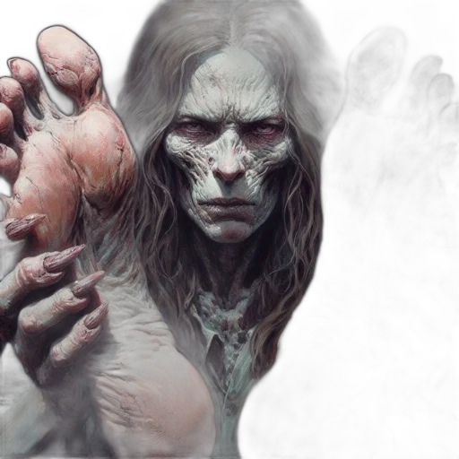 creature, face, concept art, fantasy art transparent PNG cut-out