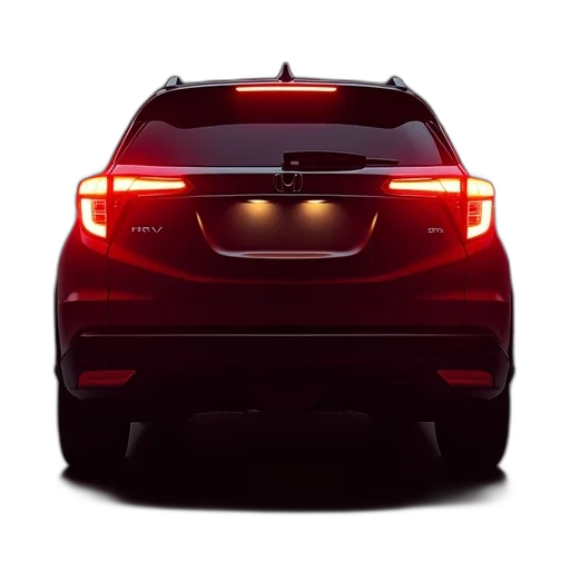 car, 3d render, concept art, backlit transparent PNG cut-out