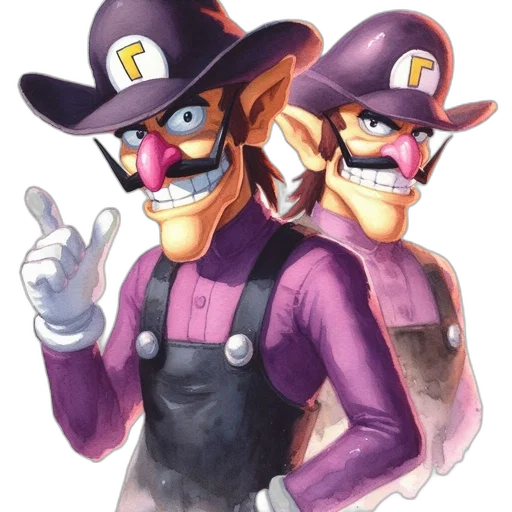 mask, hat, concept art, watercolor transparent PNG cut-out