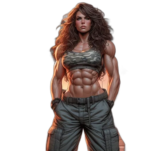 concept art, comic book art, fantasy art, photorealistic transparent PNG cut-out